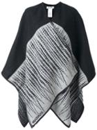 Dondup 'moyesi Iuni Unico' Poncho, Women's, Black, Wool