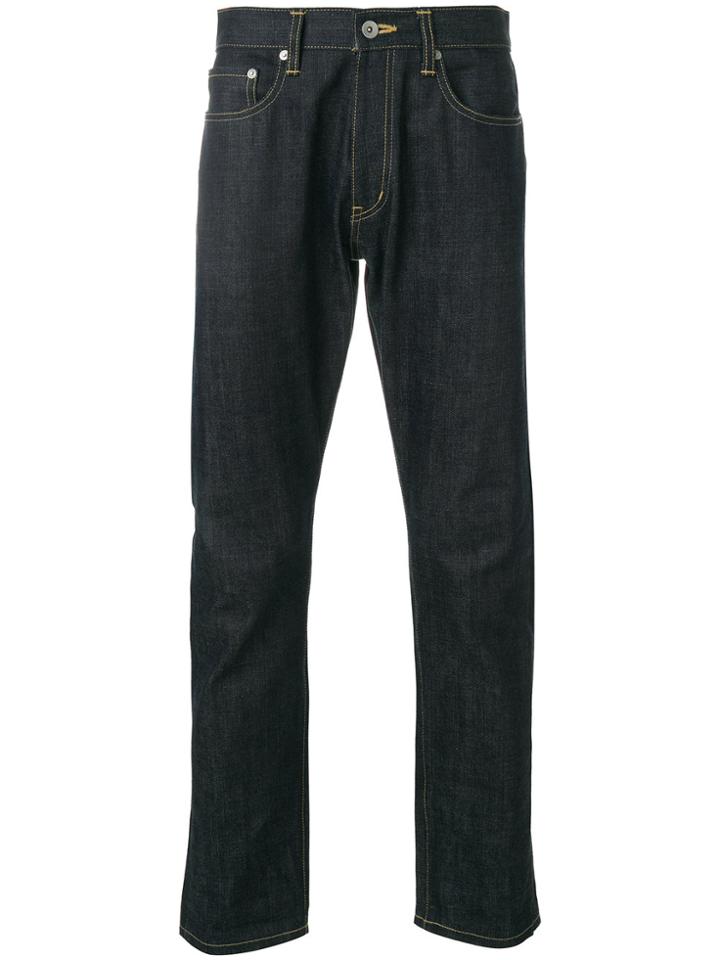 Neighborhood Ridgid Midi Jeans - Blue