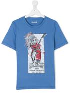 Zadig & Voltaire Kids Skeleton Print T-shirt - Blue
