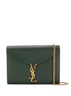 Saint Laurent Cassandra Medium Top Handle Bag - Green