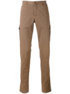 Pt01 - Straight Leg Trousers - Men - Cotton/spandex/elastane - 48, Brown, Cotton/spandex/elastane