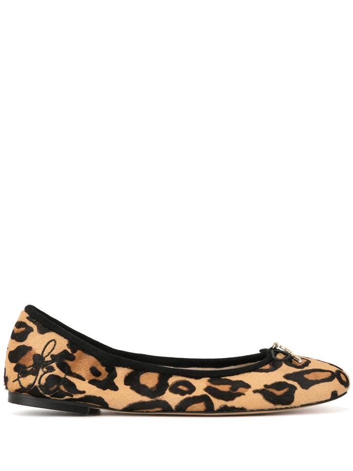 Sam Edelman Felica Ponyhair Ballerinas - Brown