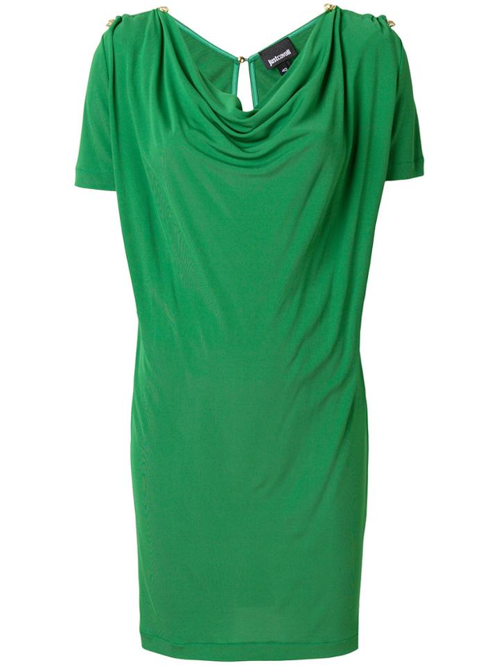 Just Cavalli Scoop Neck Dress - Green