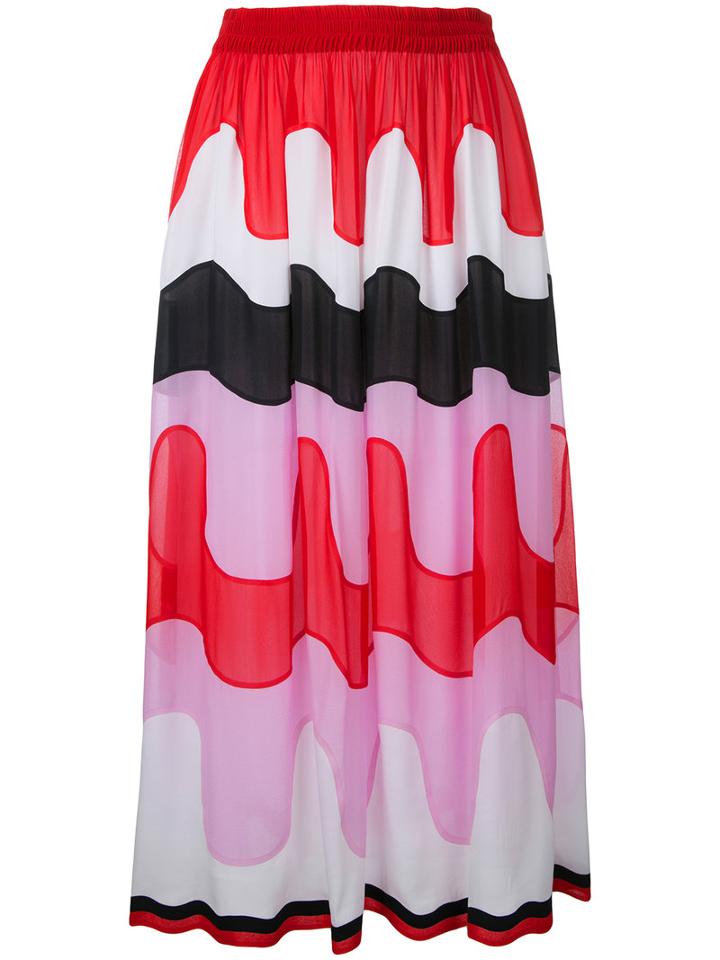 Emilio Pucci - Embroidered Skirt - Women - Silk - 44, Silk