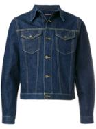 Calvin Klein Jeans Cropped Denim Jacket - Blue