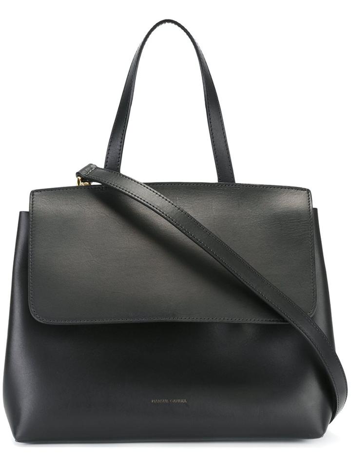 Mansur Gavriel - Top Flap Cross-body Bag - Women - Leather - One Size, Black, Leather