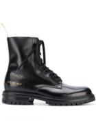 Common Projects Lace-up Military Style Boots - Black