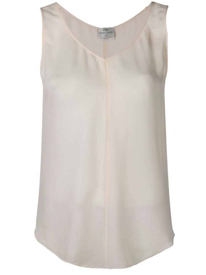 Forte Forte V-neck Tank Top - Nude & Neutrals