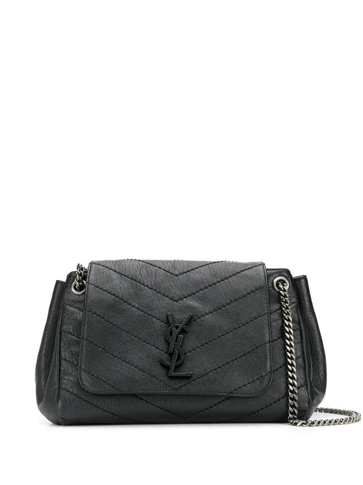 Saint Laurent Small Nolita Shoulder Bag - Black