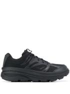 Hoka One One Panelled Sneakers - Black