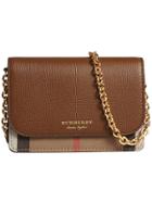 Burberry Tartan Clutch Bag - Brown