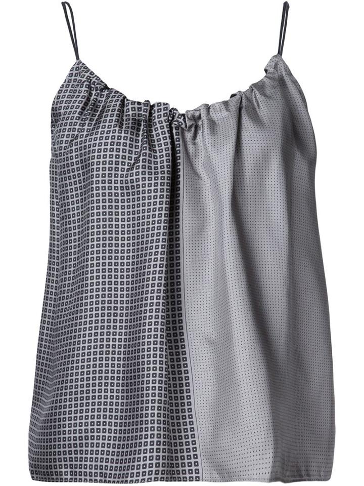 Helmut Lang 'geo Scarf' Cami Top