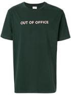 Wood Wood Out Of Office T-shirt - Green