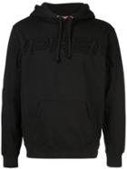 Supreme Logo Set In Hoodie - Black