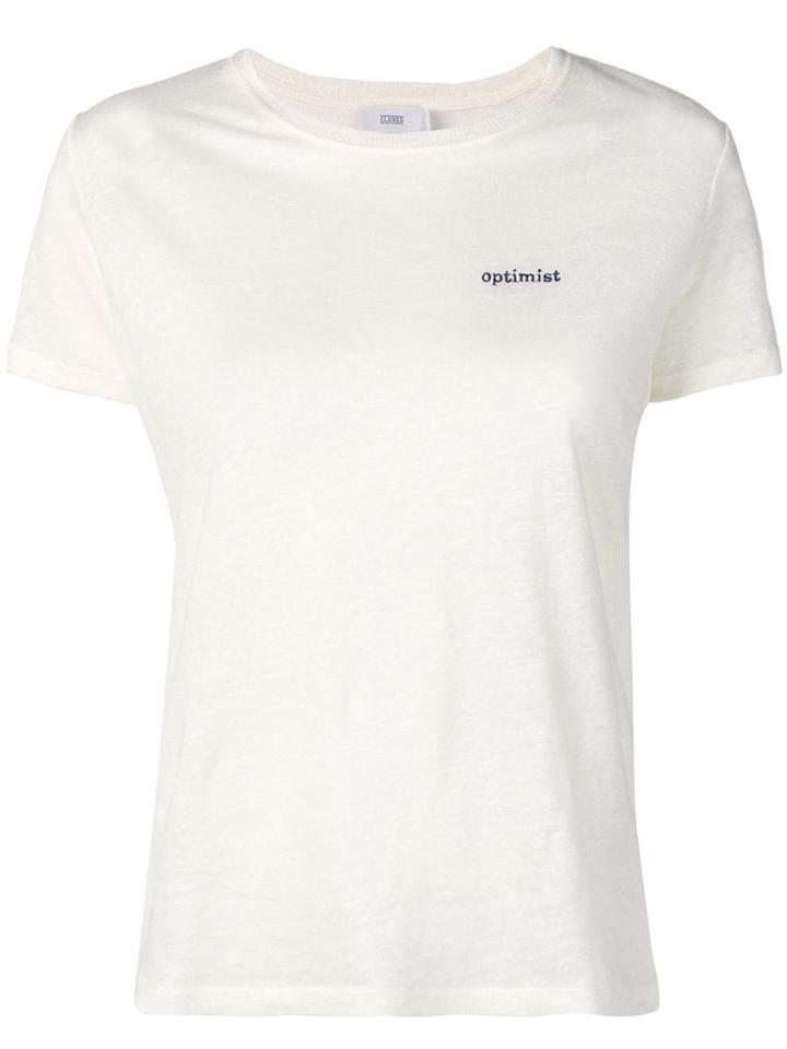 Closed Optimist Embroidery T-shirt - White