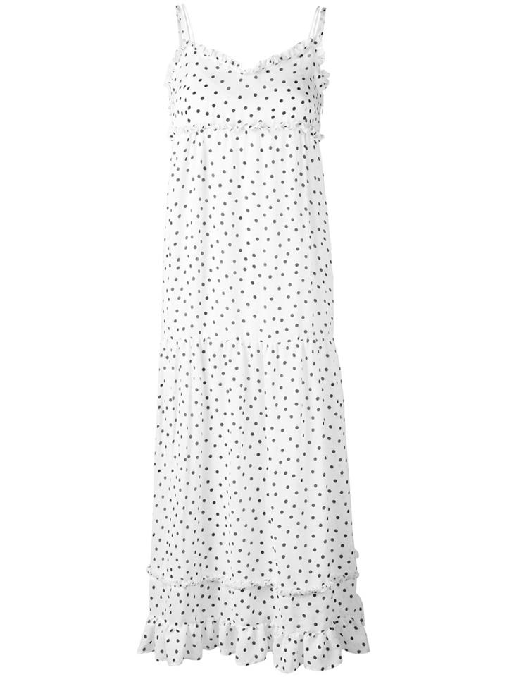 Mcq Alexander Mcqueen - Polka Dot Dress - Women - Polyester - 42, White, Polyester