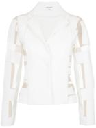 Gloria Coelho Panelled Blazer - White