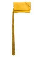 Galvan Tassel Detail Shoulder Bag - Yellow