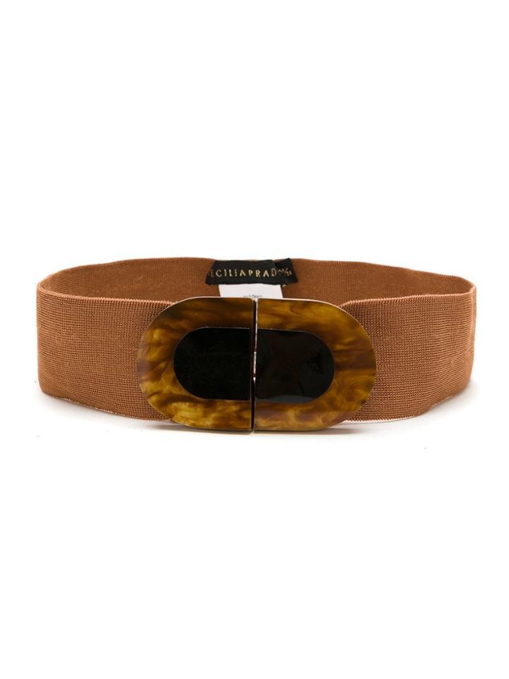 Cecilia Prado Shell Clasp Belt - Brown