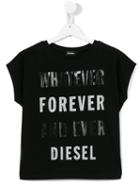 Diesel Kids Forever T-shirt, Boy's, Size: 12 Yrs, Black