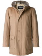 Herno Fur Hooded Parka - Nude & Neutrals