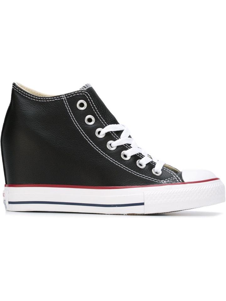 Converse 'chuck Taylor All Star Lux Wedge' Sneakers - Black