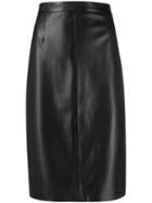 Red Valentino Red(v) Fitted Pencil Skirt - Black