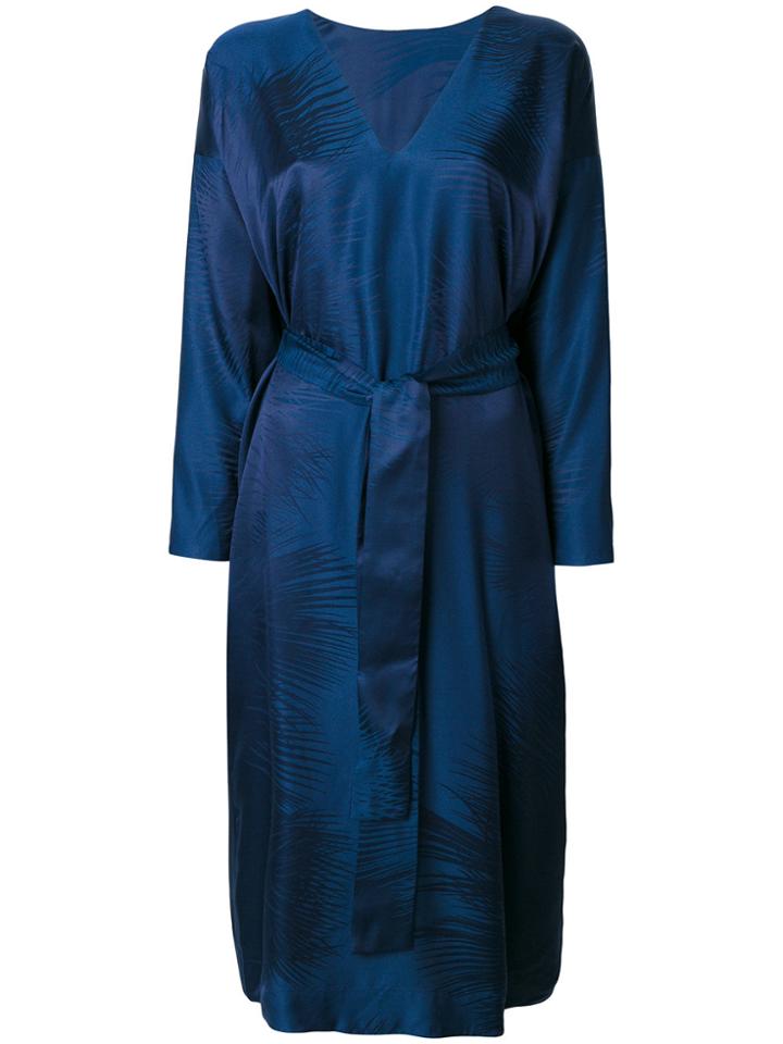 Indress Reversible Palm Tree Dress - Blue