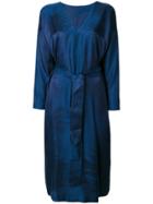Indress Reversible Palm Tree Dress - Blue