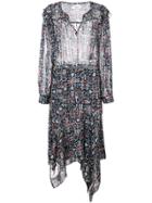 Isabel Marant Étoile Aztec Print Midi Dress - Blue