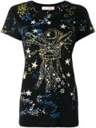 Valentino 'astro Couture' T-shirt, Women's, Size: Medium, Black, Cotton