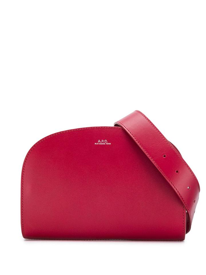 A.p.c. Demi Lune Belt Bag - Red