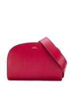 A.p.c. Demi Lune Belt Bag - Red
