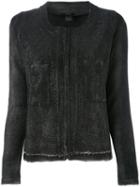 Avant Toi - Fitted Jacket - Women - Cotton/linen/flax/polyamide - M, Black, Cotton/linen/flax/polyamide