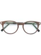 Gold And Wood - 'orion' Glasses - Unisex - Wood/aluminium - One Size, Brown, Wood/aluminium