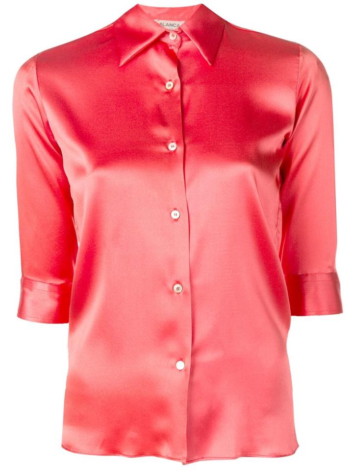 Blanca Slim-fit Shirt - Red