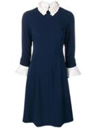 Steffen Schraut Embellished Collar Dress - Blue