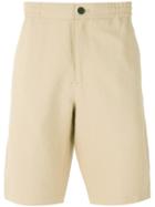 Theory Plymouth Elastic Waist Shorts - Nude & Neutrals