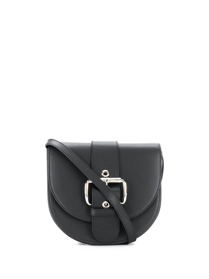Vivienne Westwood Half Moon Buckle Bag - Black