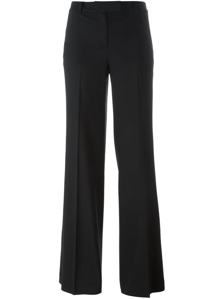 Michael Michael Kors Straight Leg Trousers, Women's, Size: 2, Black, Spandex/elastane/wool