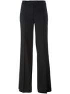 Michael Michael Kors Straight Leg Trousers, Women's, Size: 2, Black, Spandex/elastane/wool