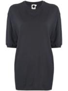 Bassike Vintage Rib Detail T-shirt - Blue