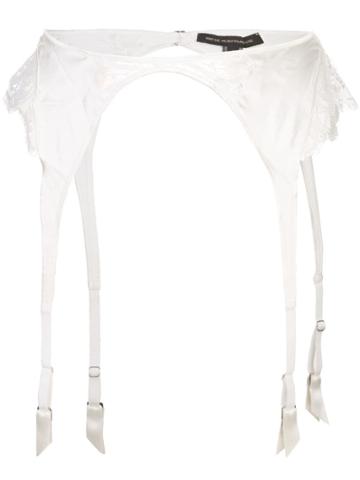 Kiki De Montparnasse Coquette Garter Belt - White