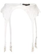 Kiki De Montparnasse Coquette Garter Belt - White