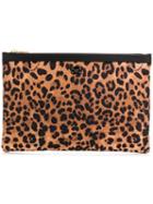 Dolce & Gabbana Leopard Print Make-up Pouch - Neutrals