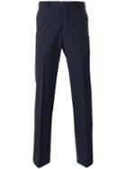Ermenegildo Zegna Tailored Trousers, Men's, Size: 46, Blue, Cotton/wool/viscose