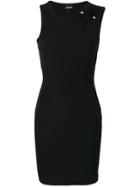 Just Cavalli Ruched Neck Dress - Black