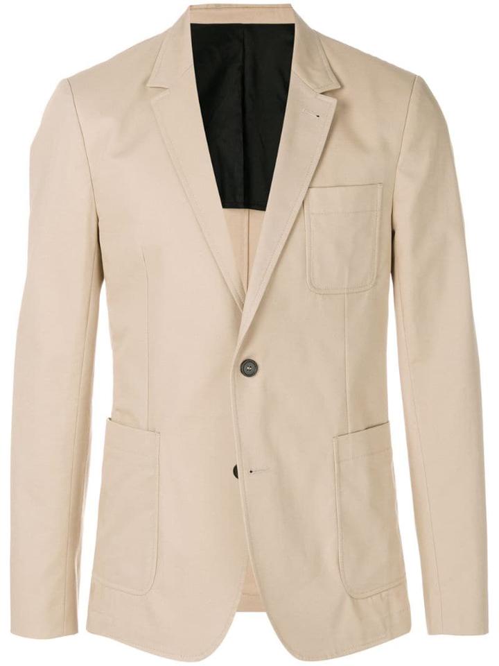 Ami Alexandre Mattiussi Two Buttons Half-lined Jacket - Neutrals