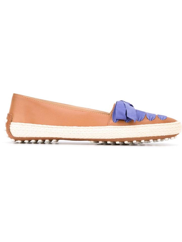 Tod's Ribbon Detail Loafers