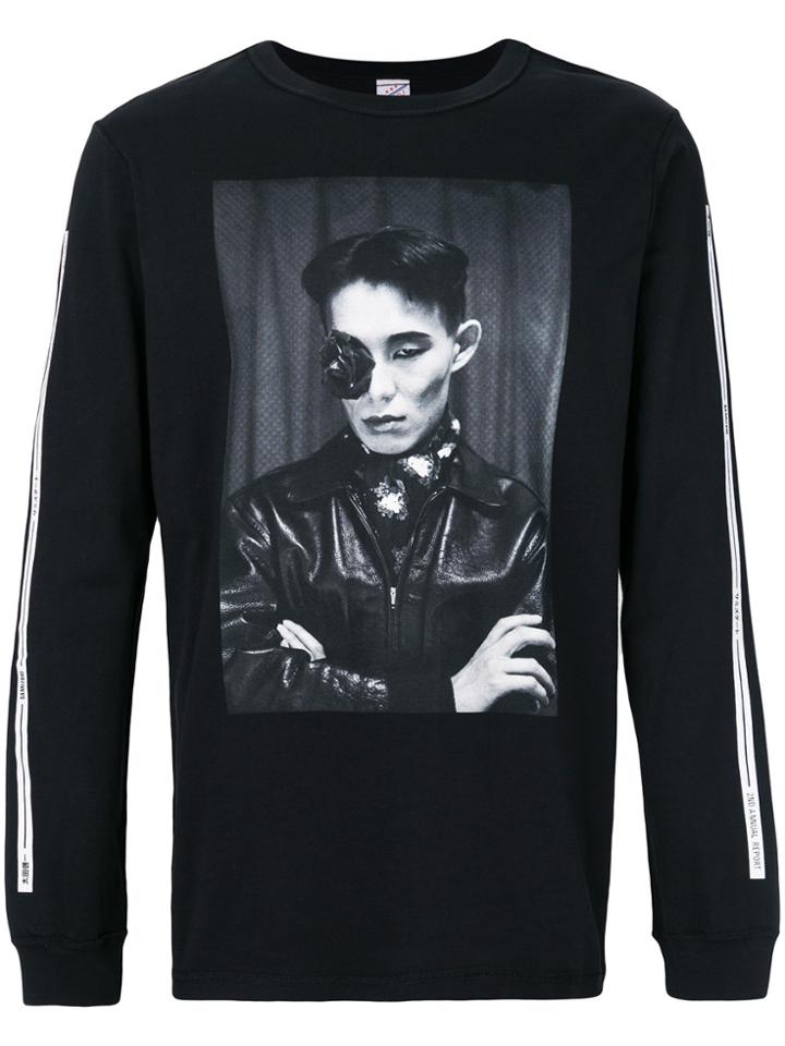 Yang Li Printed Top - Black